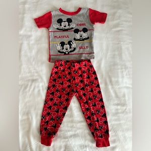 Disney snug fit Mickey pajamas - 2T
